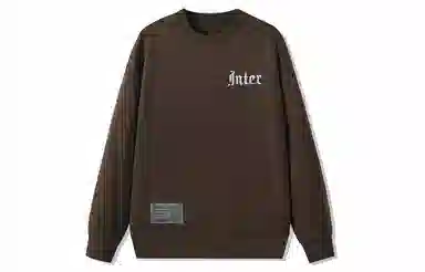 国际米兰足球俱乐部 重磅涂鸦字母印花宽松套头内搭学生户外美式嘻哈卫衣 男女同款