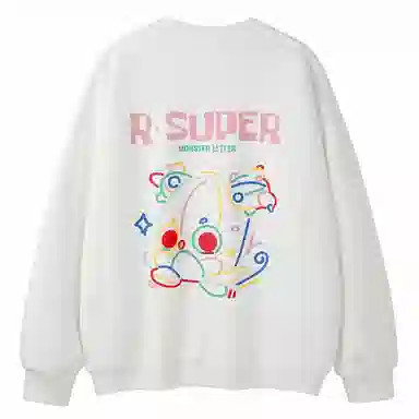 R.super x Monster Letter Logo