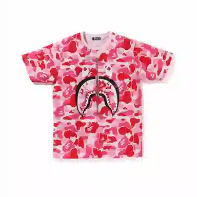 A BATHING APE Shark WGM Camo T-Shirt