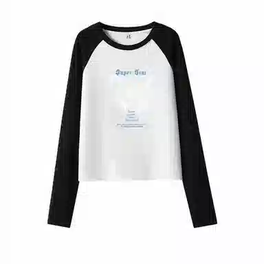 MJ STYLE Raglan Long Sleeve Tee