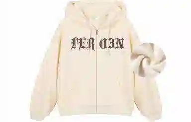 FREO3N SS23 Ring Retro Gothic Letter Print Hoodie