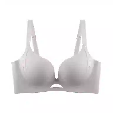 黛尔佳人 大胸显小薄款聚拢上托防下垂无钢圈文胸 女款