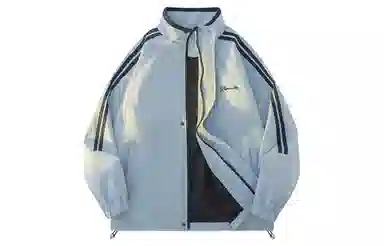 王者荣耀 鲁班七号星空梦想款 基础美式条纹字母纯色休闲宽松高级感小众工装夹克外套 男女同款