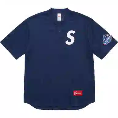 Supreme FW24 WEEK1 S Logo Baseball Henley T