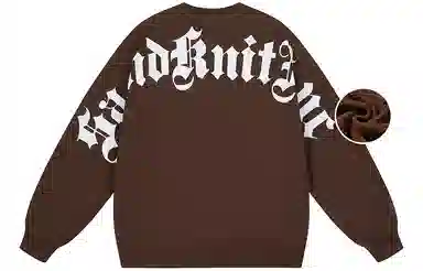 SandKnit Logo Print Fleece Sweatshirt