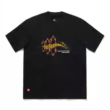 Li-Ning Skateboard Printed Crew Tee Black