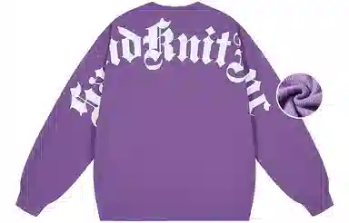 SandKnit Logo Print Fleece Sweatshirt