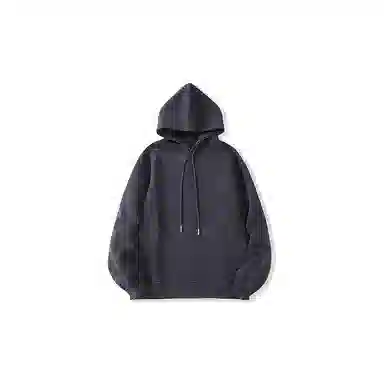 我是大卫 纯色简约宽松休闲连帽套头长袖卫衣 男女同款