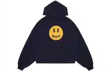 Drew House Mascot Boxy Hoodie Deep Sea Army Blue Dark Navy