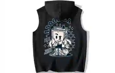 ADOONGA Streetwear Hoodie Vest