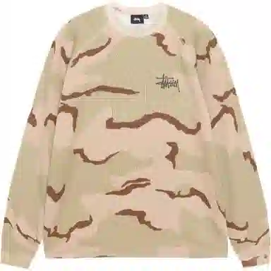 Stussy Raglan Thermal LS Crew