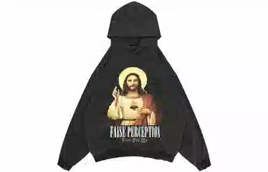 False Perception Peace Dove Hoodie Black