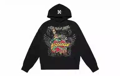 Ed Hardy Heart Dagger Hoodie