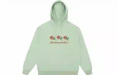 MostwantedLab Retro Floral Hoodie
