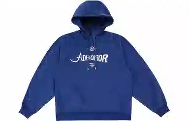 ADER ERROR FW22 Printed Hoodie Blue