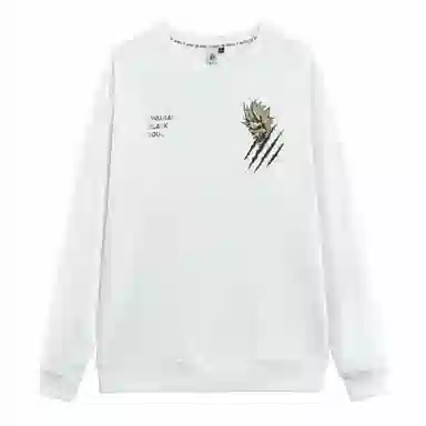 Oniarai White Tiger Crewneck Sweatshirt