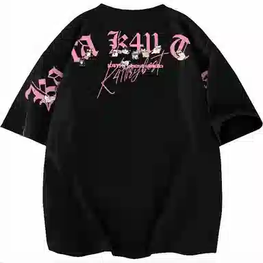 K411 Cute Cat Logo T-Shirt