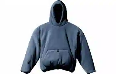 YEEZY x Gap x Balenciaga FW22 Dark Blue Polar Fleece Padded Hoodie