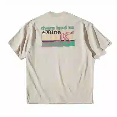 NOTHOMME Blue Print T-Shirt