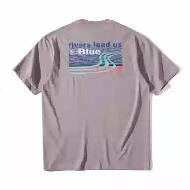 NOTHOMME Blue Print T-Shirt