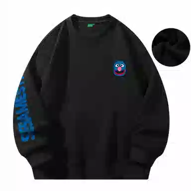 Sesame Street Logo Fleece Pullover Sweatshirt