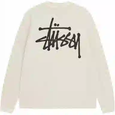 Stussy FW24 RAGLAN THERMAL LS CREW logoT