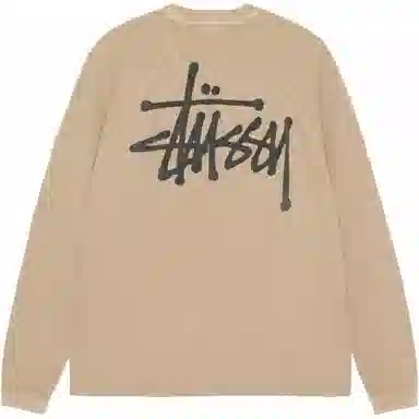 Stussy FW24 RAGLAN THERMAL LS CREW logoT