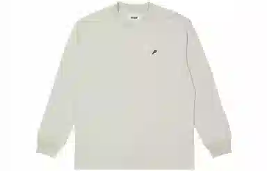 PALACE Mock Neck 320 Crew Grey Maal