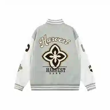 FALIAMS Vintage Street Baseball Jacket