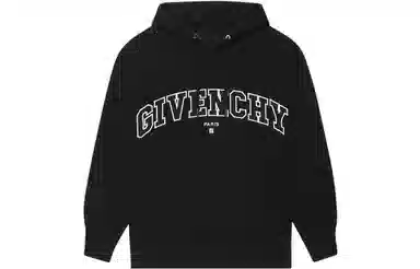 Givenchy FW22 Logo Print Hoodie Black