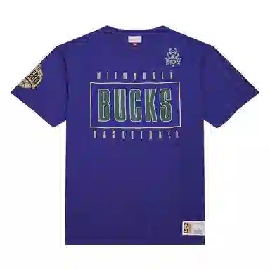 Mitchell Ness x NBA Milwaukee Bucks T
