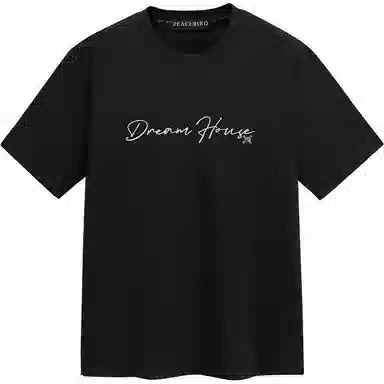 PEACEBIRD MEN Daria Song Tee Black