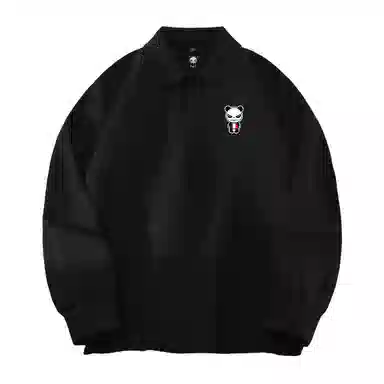 HIPANDA Waffle Knit Polo Long Sleeve Tee