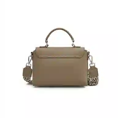 老人头 小众设计感通勤百搭高级质感手拿单肩包 头层牛皮 手提包 常规 女款 多色