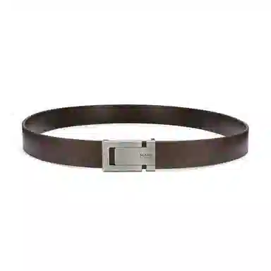 FAIRWHALE Classic Leather Belt Brown 3.4CM