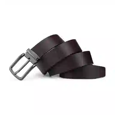 FAIRWHALE Classic Leather Belt Brown 3.4CM