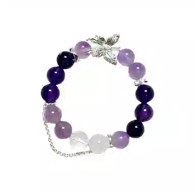 阿梵尼 【财源广进】新中式国潮招财纳福 财源滚滚小众轻奢设计简约百搭复好运礼盒天然 紫水晶 手串 女款