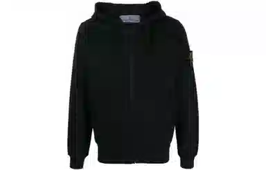 Stone Island SS23 Logo Hoodie Black