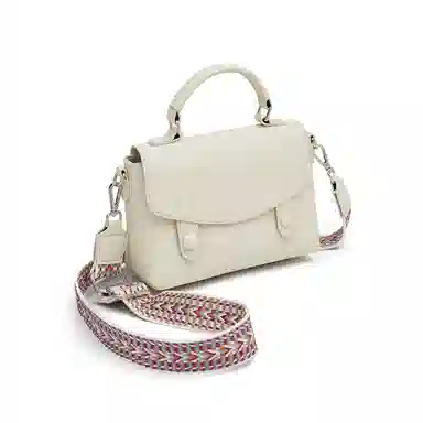 老人头 小众设计感通勤百搭高级质感手拿单肩包 头层牛皮 手提包 常规 女款 多色