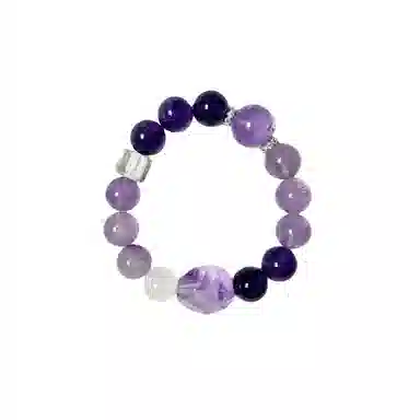 阿梵尼 招财小霸王 招财进宝新中式 国潮复古创意玄学时尚 爆款百搭 日常潮流精致可调节串珠#好运天然 紫水晶 手串 女款