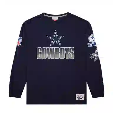 Mitchell Ness x NFL Dallas Cowboys Vintage Logo Allover T