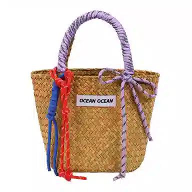 垣途者 简约时尚复古大气 草编 手提包 女款 多色