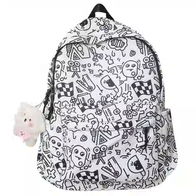 恒源祥 韩版森系简约 尼龙 双肩包 女款 多色