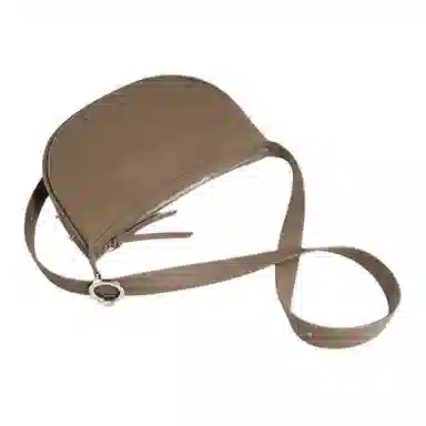 恒源祥 春季新时尚百搭腋下包大气高级感真皮百搭新月包复古通勤手提腰包斜挎包 牛皮 单肩包 女款 多色