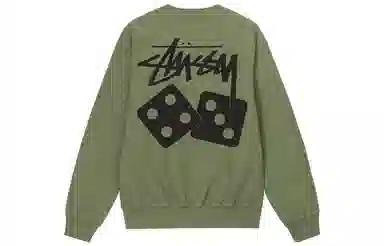 Stussy SS23 Dice Pigment Dyed Crew