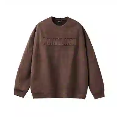 POINTLIMIT 3D Embossed Suede Sweatshirt