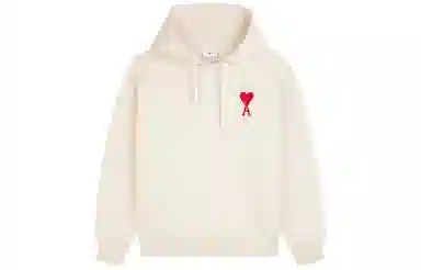 AMIPARIS FW22 Classic Logo Hoodie White