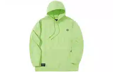 南恩 纯色连帽套头休闲卫衣 男女同款