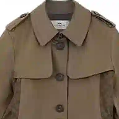 COACH FW21 Laurel Green Trench Coat