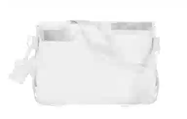 COEXISTENCE Reflective Backpack Large White Orange